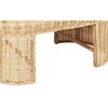 Beliani Staliukas kawowy sodo LIVADEIA 60 cm 96 cm Rattan Naturalny