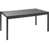 Beliani Sodo stalas BARTICA 154 cm 84 cm juodas