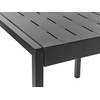 Beliani Sodo stalas BARTICA 154 cm 84 cm juodas