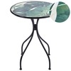 Beliani Bistro staliukas COZZANA 60 cm Metalinis Juodas