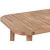 Beliani Akacijos sodo stalas, 180 x 90 cm, šviesios medienos, sertifikuotas PARAGGI
