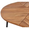 Beliani Stół sodo VARENNA 106 cm 103 cm Drewno akacjowe Ruda