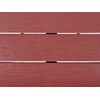 Beliani Staliukas sodo barowy ADIRONDACK 60 cm 59 cm Materiał syntetyczny Raudona