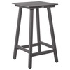 Beliani Staliukas kepimo soda ADIRONDACK 60 cm 59 cm Sintetinė medžiaga Tamsių pjūklas