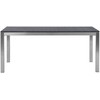 Beliani Sodo stalas GROSSETO 180 cm 90 cm liepsnos granito grafitas