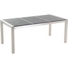 Beliani Sodo stalas GROSSETO 180 cm 90 cm degintas granitas grafito spalvos