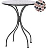 Beliani Bistro staliukas CARPINO 60 cm juodas
