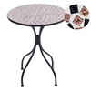 Beliani Bistro staliukas CARPINO 60 cm juodas