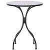 Beliani Bistro staliukas CARPINO 60 cm juodas