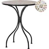 Beliani Bistro stalas CASARIO, 60 × 60 cm, juodas