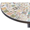 Beliani Bistro stalas CASARIO, 60 × 60 cm, juodas