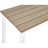 Beliani Stół sodo MESSINA 100 cm 52 cm Baltas