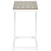 Beliani Staliukas sodo MESSINA 60 cm 35 cm Baltas