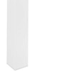 Beliani Sodo Stalas MESSINA 100 cm 52 cm Baltas