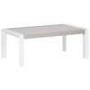 Beliani Sodo Stalas CASTELLA 120 cm 70 cm Metalas rusvai gelsvas Pilka