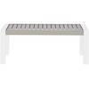 Beliani Sodo Stalas CASTELLA 120 cm 70 cm Metalas rusvai gelsvas Pilka
