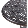 Beliani Staliukas bistro ANDALO 68 cm 68 cm Metal Ruda