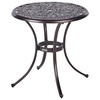 Beliani Staliukas bistro ANDALO 68 cm 68 cm Metal Ruda