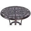 Beliani Staliukas bistro ANDALO 68 cm 68 cm Metal Ruda