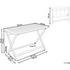 Beliani Sodo stalas PROSSEDI 120 x 60 cm, akacijos mediena, rudas