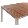 Selsey Beliani Stół sodo VIAREGGIO 200 cm 90 cm Drewno tekowe ( FSC®) Ruda