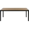 Beliani Sodo stalas VERNIO 180 cm 90 cm metalinis rudas/juodas