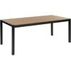 Beliani Stół sodo VERNIO 180 cm 90 cm Metal Ruda/ juoda
