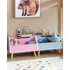 Beliani Žaislų dėžė CASPER 43 cm mėlyna
