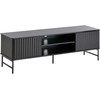 Beliani TV staliukas TV Stand GLASTONBURY Juoda 607590 (Juoda)