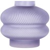 Beliani Lumarko rėmas Stiklinė gėlių vaza 24 cm violetinė RODIA!
