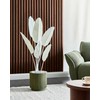 Beliani Sztuczna roślina BANANA TREE 123 cm Baltas
