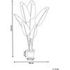 Beliani Dirbtinis augalas BANANA TREE 123 cm auksinis
