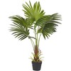 „Shumee“ dirbtinis vazoninis augalas, 100 cm, vėduoklinė palmė