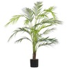 Beliani Dirbtinis augalas ARECA PALM 124 cm žalias