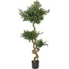 Beliani Sztuczna roślina doniczkowa 166 cm Ruscus Tree