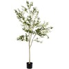 Beliani Sztuczna roślina OLIVE TREE 178 cm Žalias
