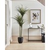 Beliani Sztuczna roślina DRACAENA ANITA 198 cm Žalias