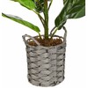Beliani Sztuczna roślina FIDDLE LEAF TREE 72 cm Žalias