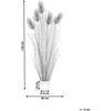 Beliani dirbtinis augalas GRASS 130 cm Žalias