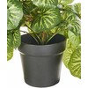 Beliani Sztuczna roślina doniczkowa wisząca 37 cm STRAWBERRY BEGONIA