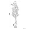 Beliani Sztuczna roślina MONSTERA PLANT 221 cm Žalias
