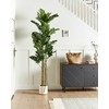 Beliani Sztuczna roślina MONSTERA PLANT 221 cm Žalias