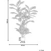 Beliani Dirbtinis augalas PALM TREE 180 cm Žalias