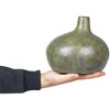 Beliani Dekoratyvinė vaza KLANG Ceramics 18 cm Kamuoliukas