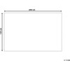Beliani Užvalkalas na 1000 CALLISTO Sveriama antklodė 135 x 200 cm Šviesiai pilka