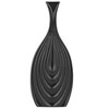 Beliani Wazon dekoracyjny ceramiczny 39 cm juoda THAPSUS!