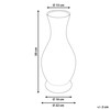 Beliani dekoratyvinė vaza TRINISA Rattan 50 cm Natural