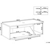 Beliani Pakabinama vonios spintelė po praustuvu RUPANCO 80 cm juoda