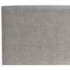 Beliani Dėklas ant lovos FITOU 90 x 200 cm šviesiai pilka