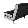 Beliani Vienvietė išskleidžiama sofa FARRIS juoda